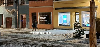 Unser künftiger/neuer Ausstellungssraum in Wasserburg am Inn / Salzsenderzeile 16 / Joseph & Ursula Steutzger / Wasserburg am Inn & Buch am Buchrain