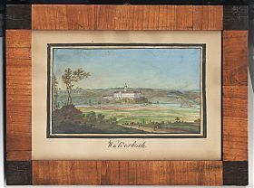 Walderbach/Oberpfalz : Aquarell, um 1850 - Antiquariat Joseph Steutzger / Buch am Buchrain & Wasserburg am Inn